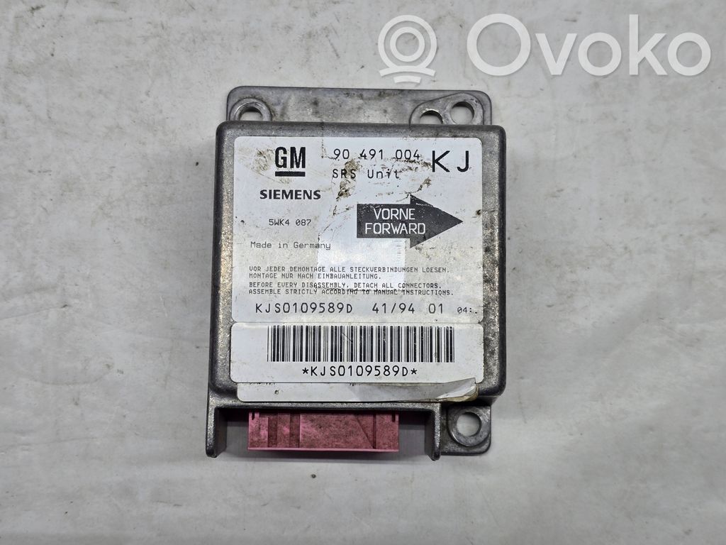 Opel Omega B1 Airbag control unit/module 