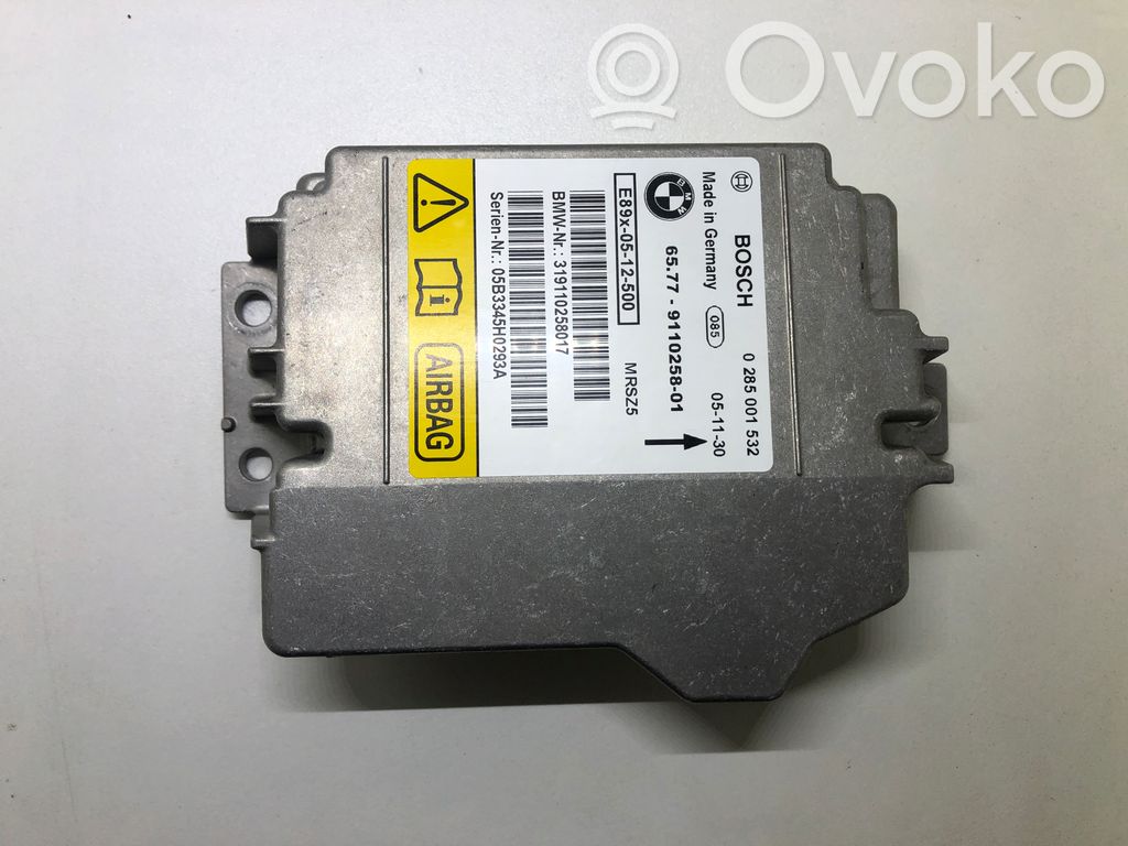 BMW 3 E90 E91 Module de contrôle airbag 