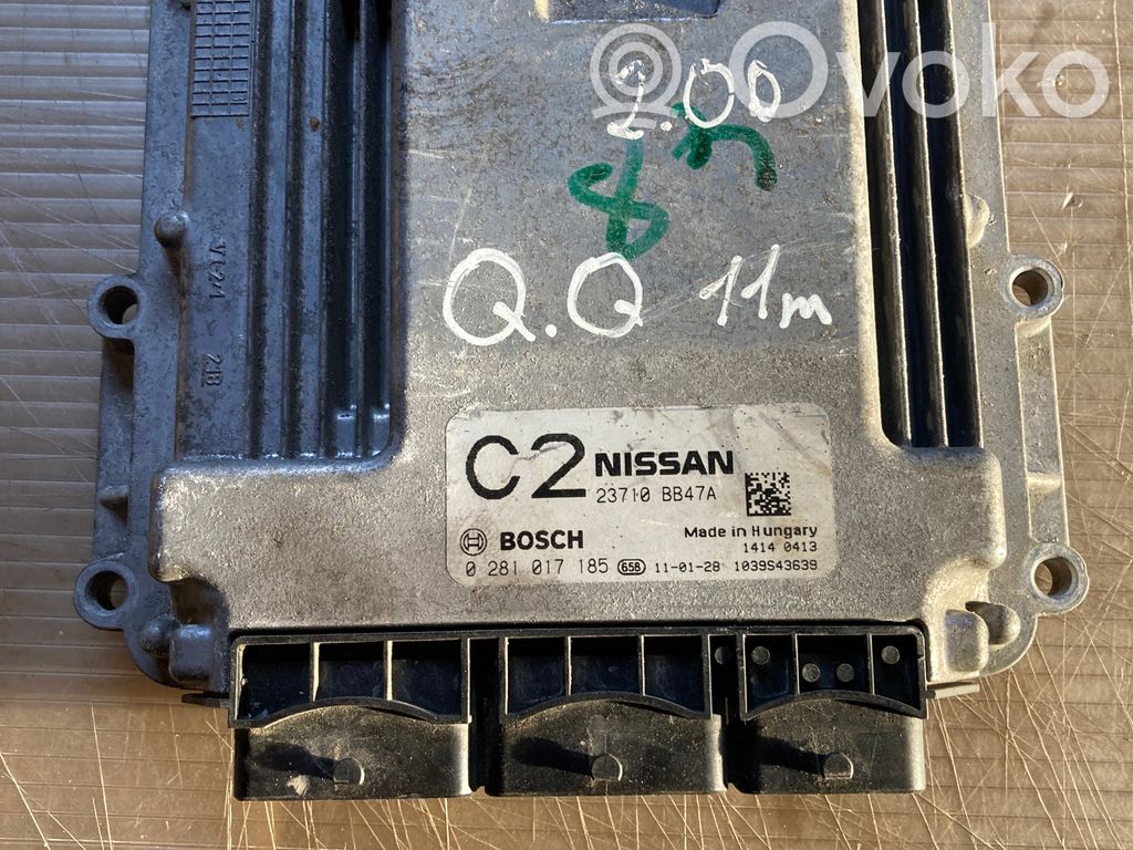 Engine control unit/module   23710BB47A,0281017185,22710BB47A