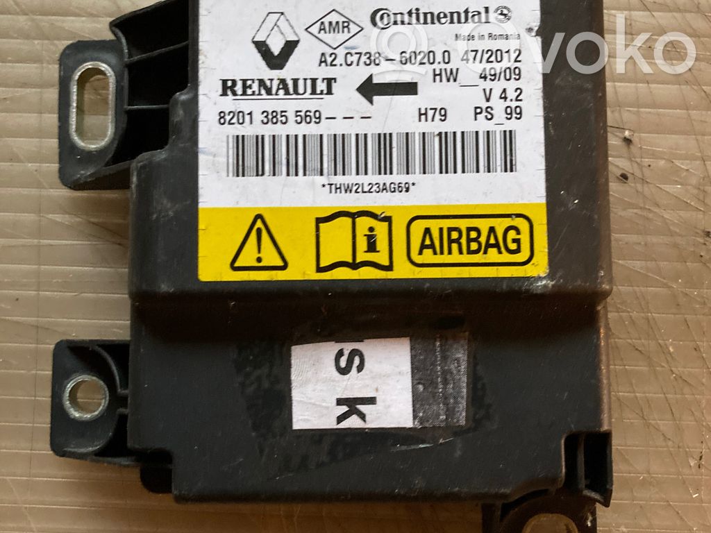 Dacia Duster Airbag control unit/module 