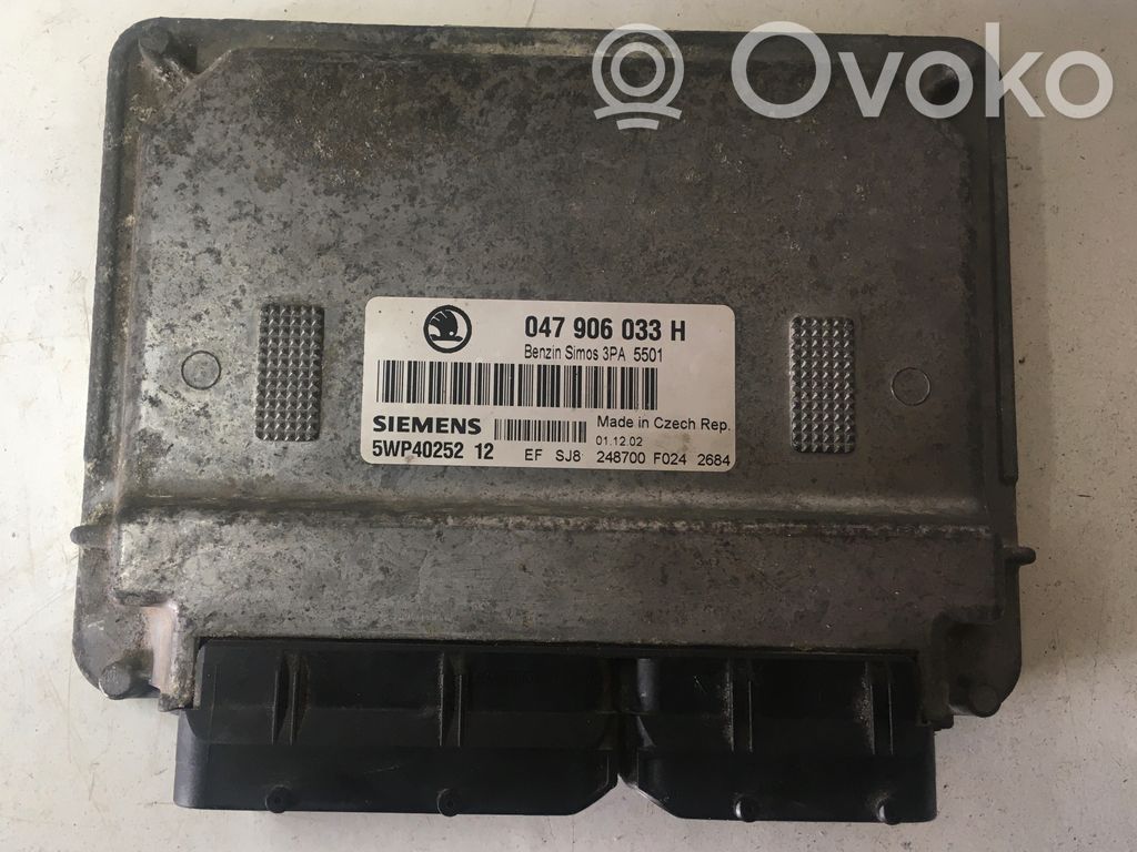 Skoda Fabia Mk1 (6Y) Engine control unit/module 