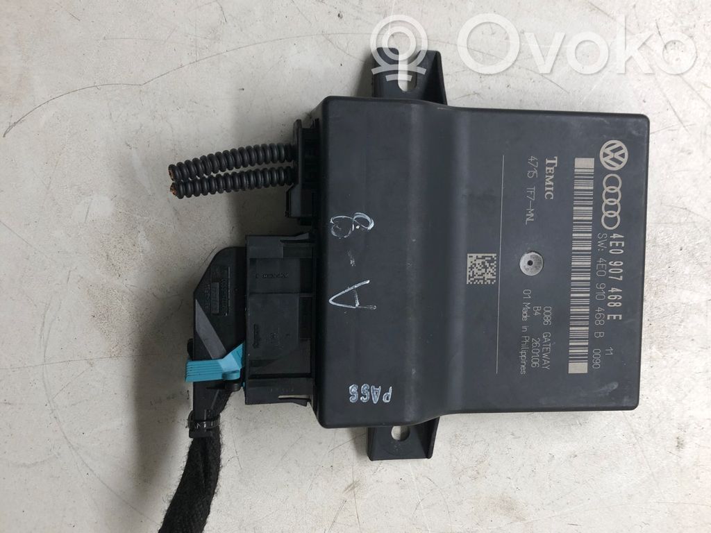 Other control units/modules   4E0907468E,4E0907468E