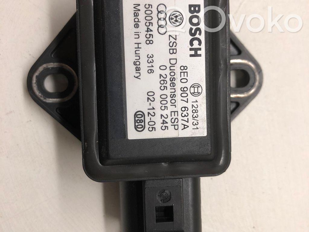 Audi A8 S8 D3 4E Senzor de accelerație ESP 