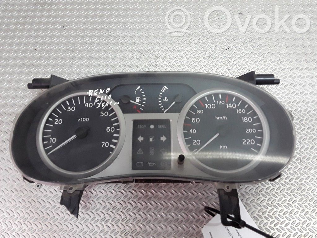 Renault Clio II Speedometer (instrument cluster) 