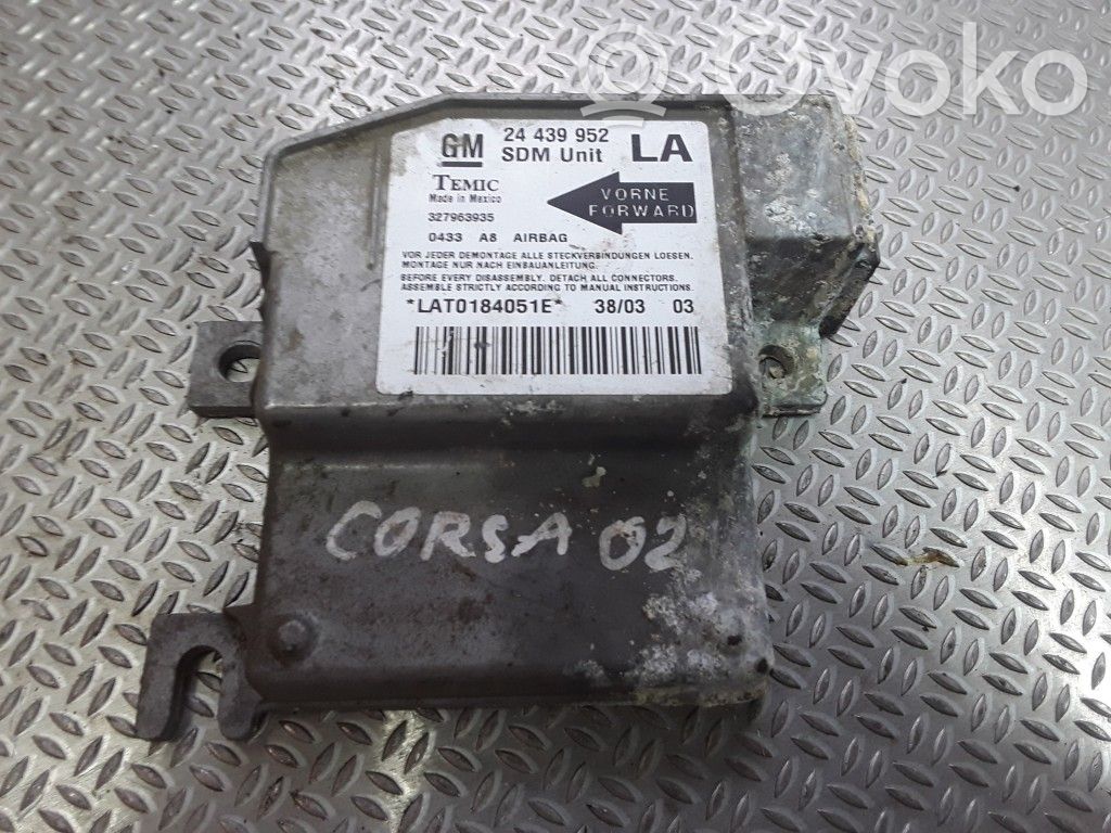 Airbag control unit/module   24439952