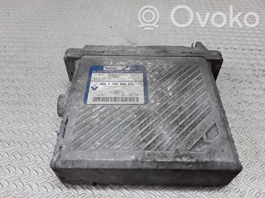 Renault Scenic I Engine control unit/module 