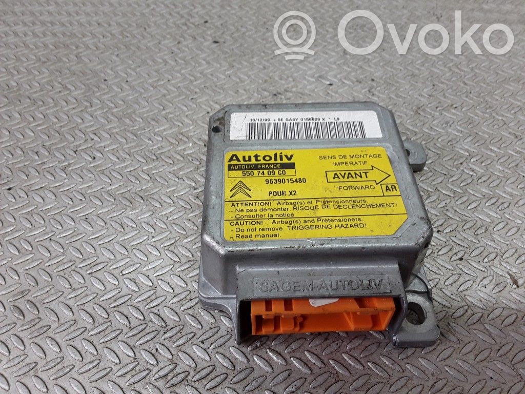 Citroen Xantia Unidad de control/módulo del Airbag 