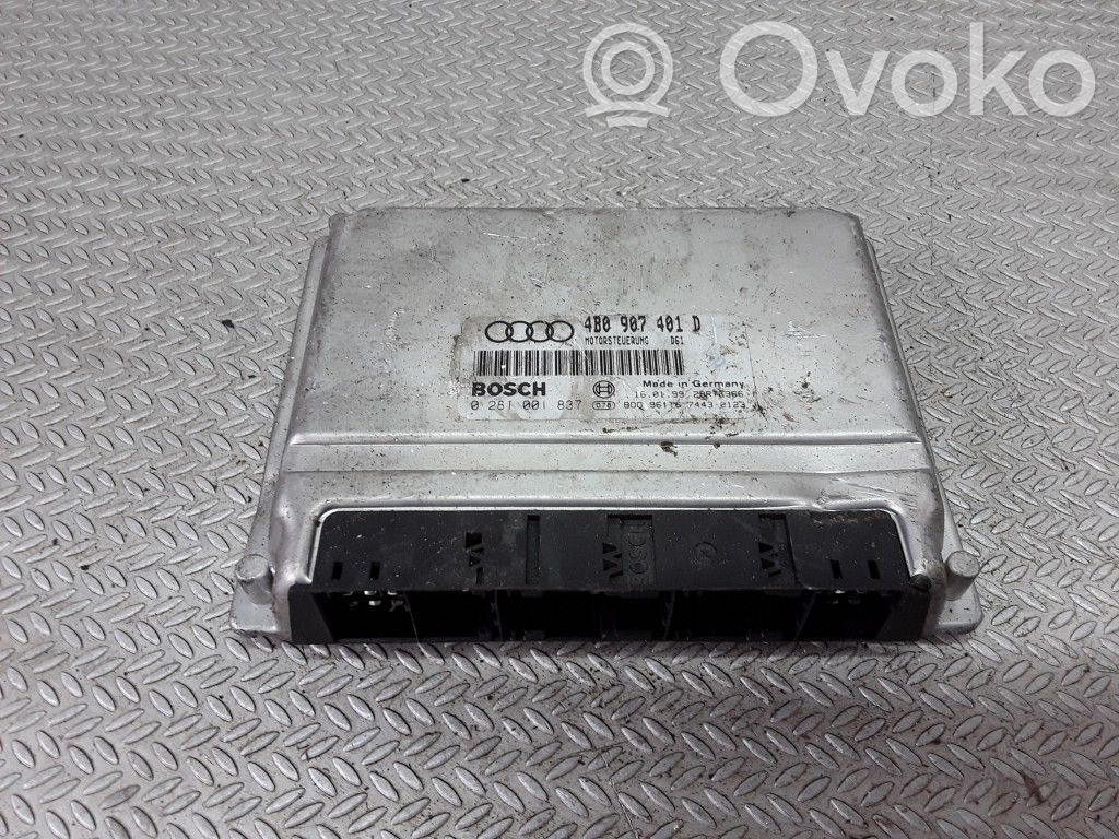 Moottorin ohjainlaite/moduuli   4B0907401D,0281001837