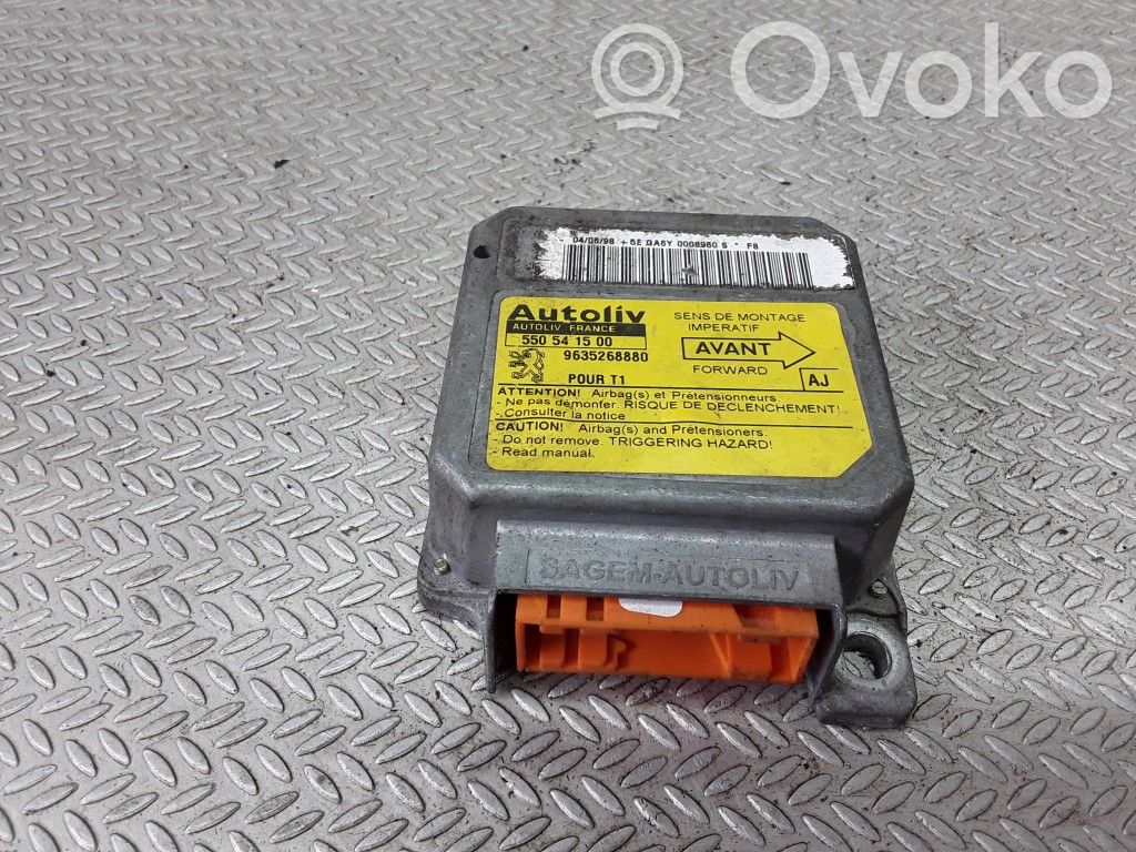 Peugeot 206 Airbag control unit/module 