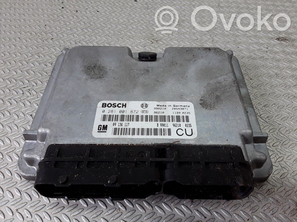 Engine control unit/module   0281001872,09136117