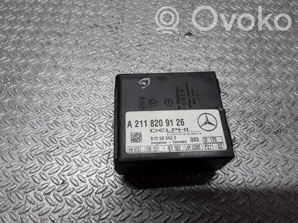 Mercedes-Benz C W203 Centralina/modulo allarme