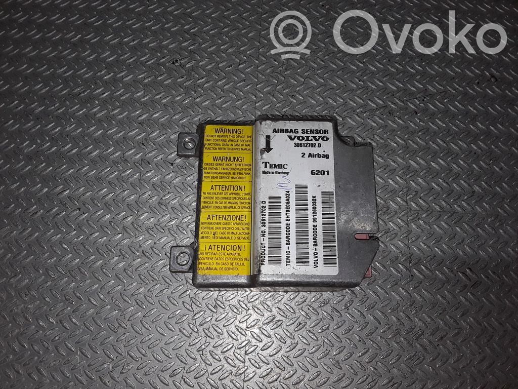 Volvo S40, V40 Airbag control unit/module 