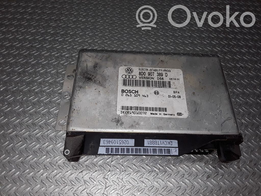 Sterownik / moduł ABS   8D0907389D,0265109463