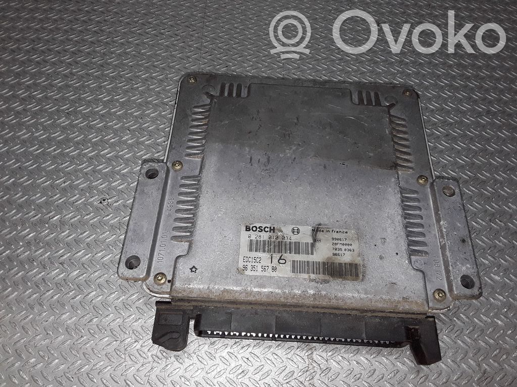 Peugeot 406 Engine control unit/module 