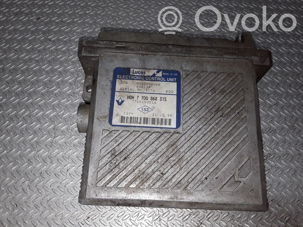 Renault Scenic I Engine control unit/module 