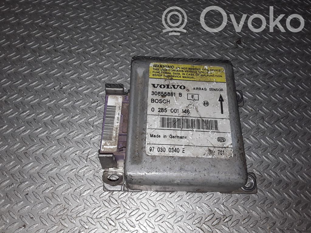 Volvo S40, V40 Airbag control unit/module 