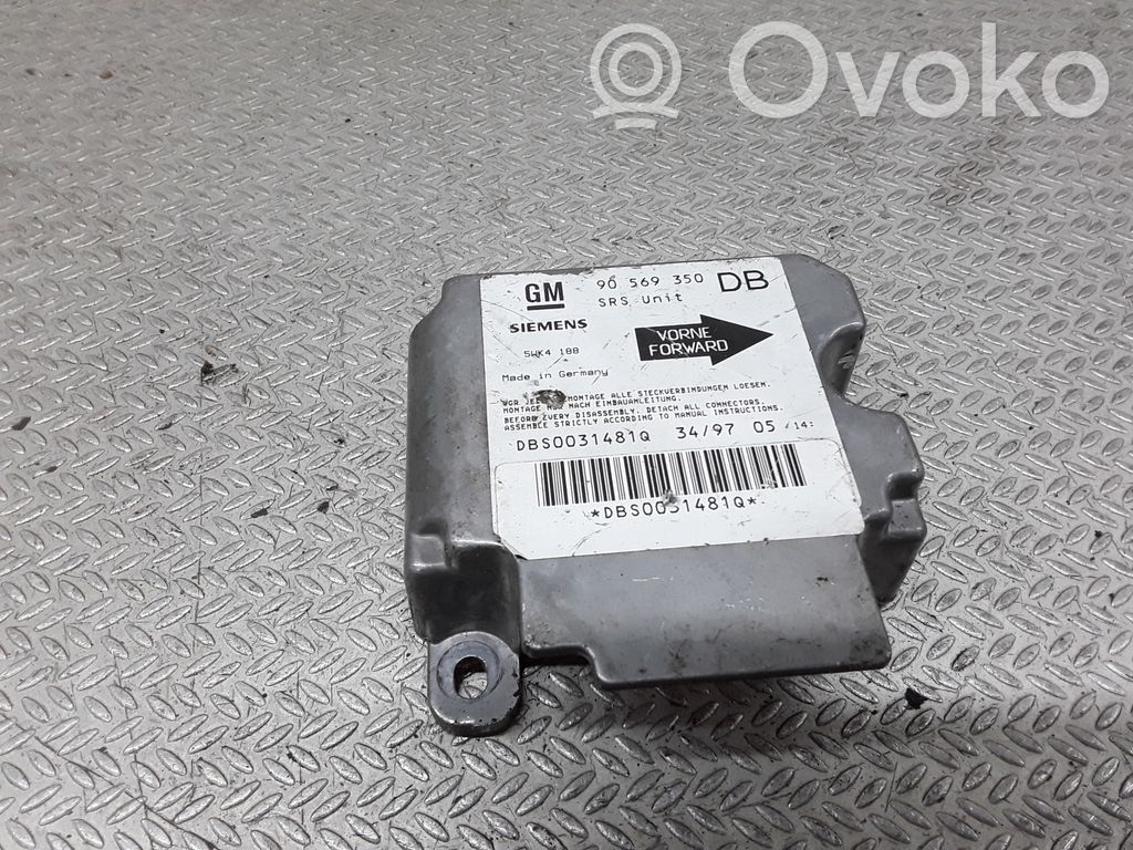 Unidad de control/módulo del Airbag   90569350,5WK4188