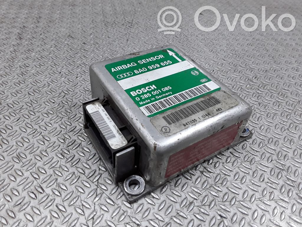 Unidad de control/módulo del Airbag   8A0959655,0285001085