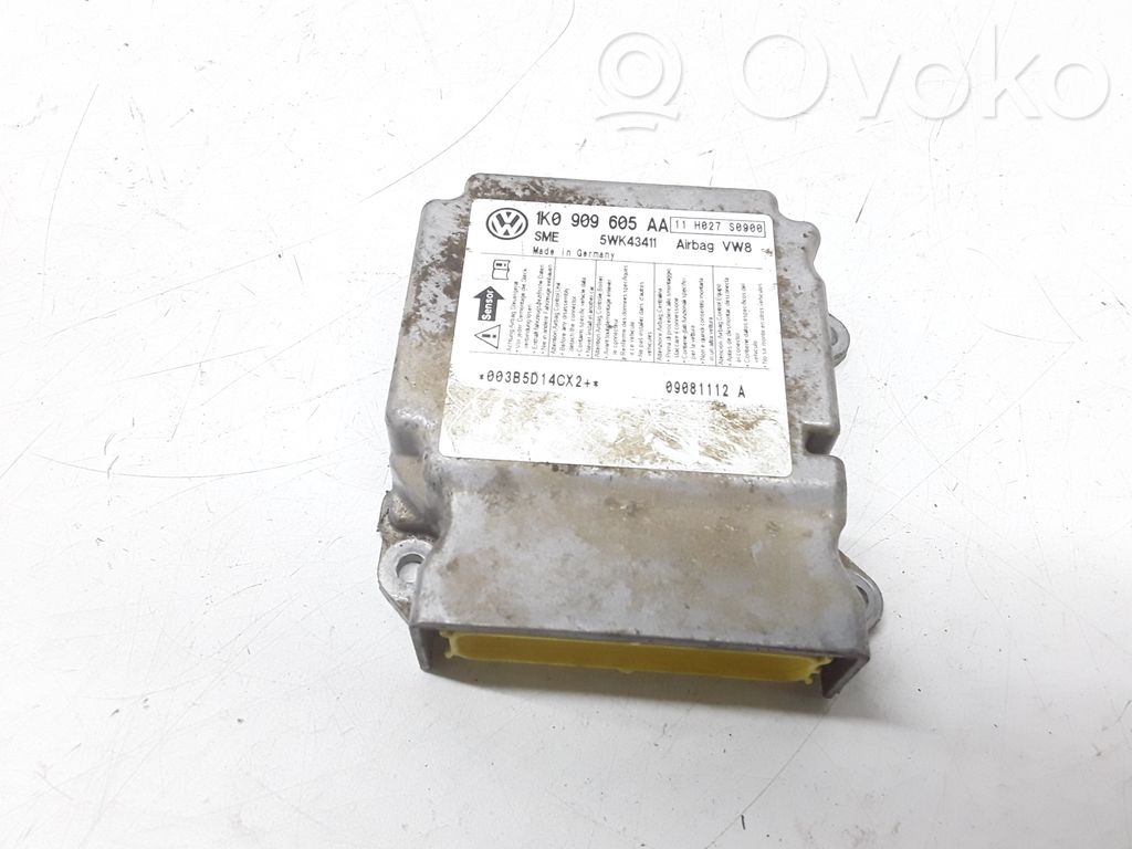 Unidad de control/módulo del Airbag   1K0909605AA