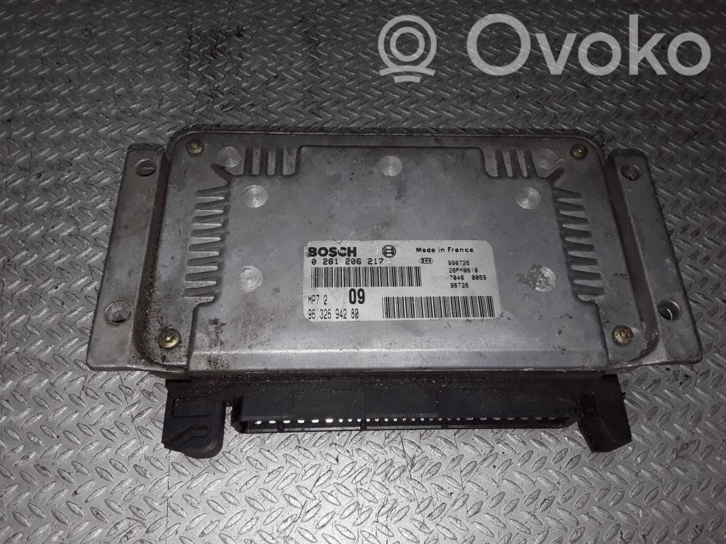 Peugeot 206 Engine control unit/module 