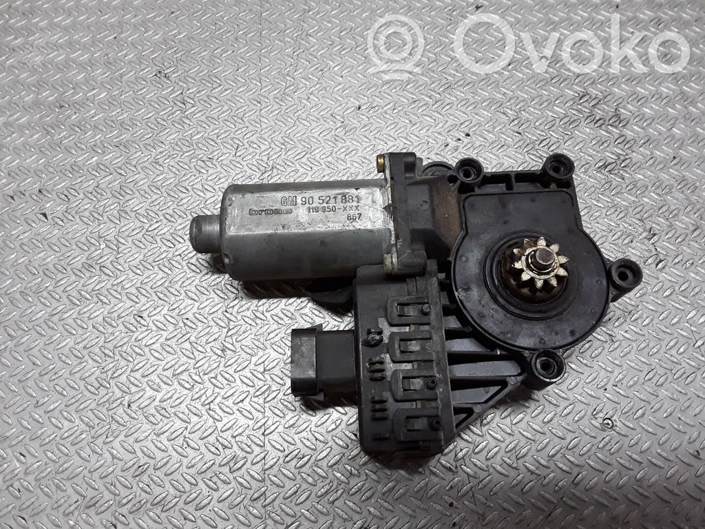 Opel Astra G Silnik regulatora szyby drzwi przednich 