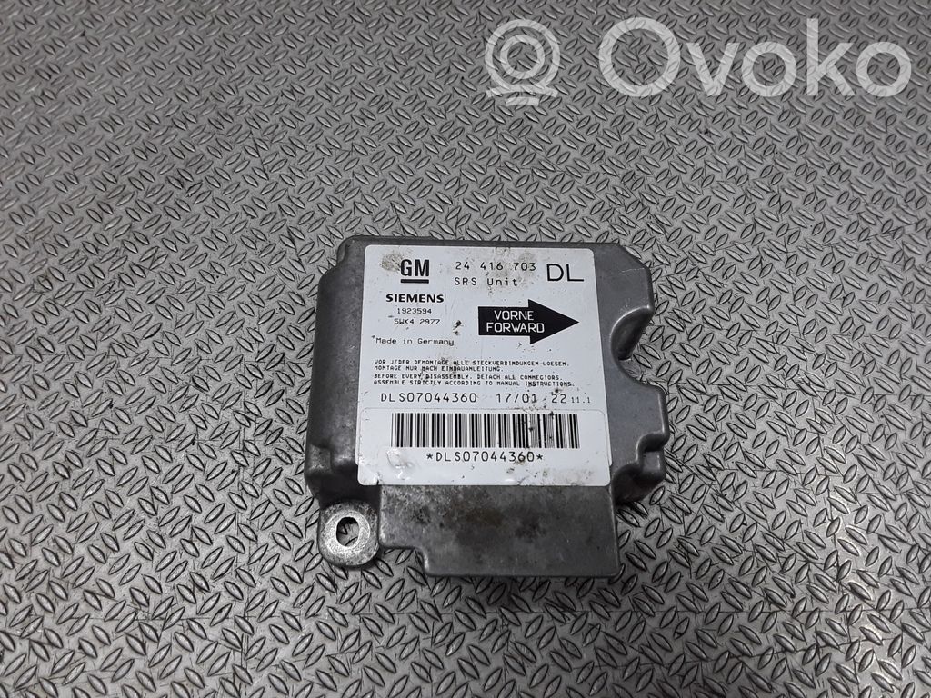 Airbag control unit/module   24416703,5WK42977