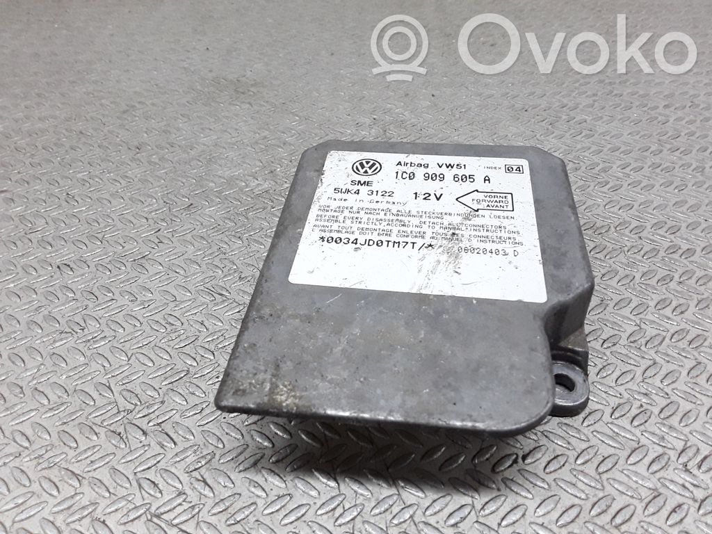 Unidad de control/módulo del Airbag   1C0909605A,5WK43122