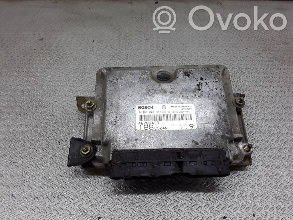 Unidad de control/módulo del motor   46789433,0281001955