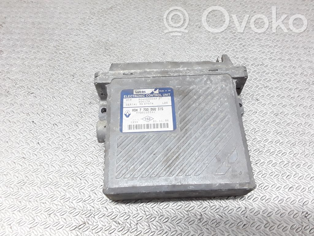 Renault Scenic I Engine control unit/module 