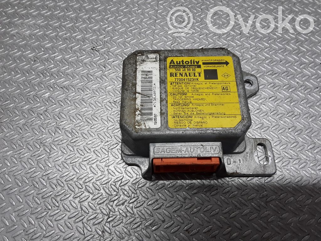Airbag control unit/module   550509900,7700415231K