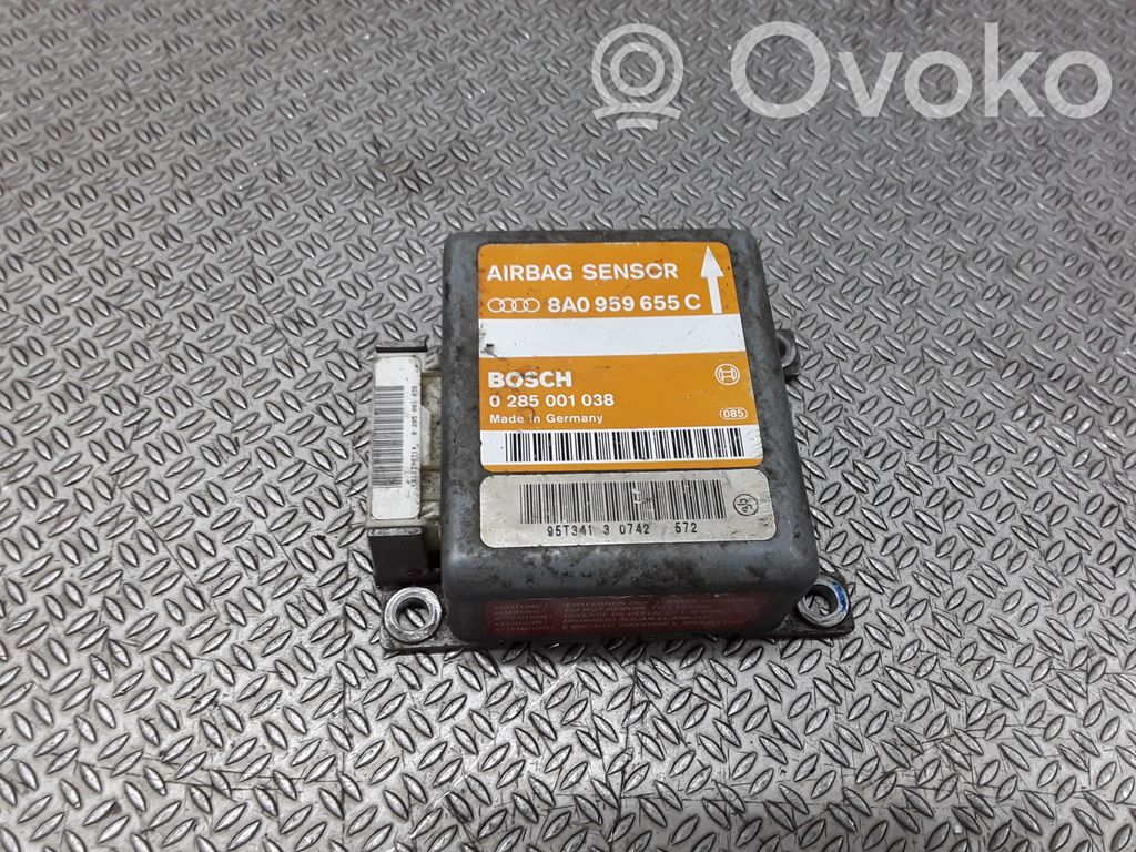 Sterownik / Moduł Airbag   8A0959655C,0285001038