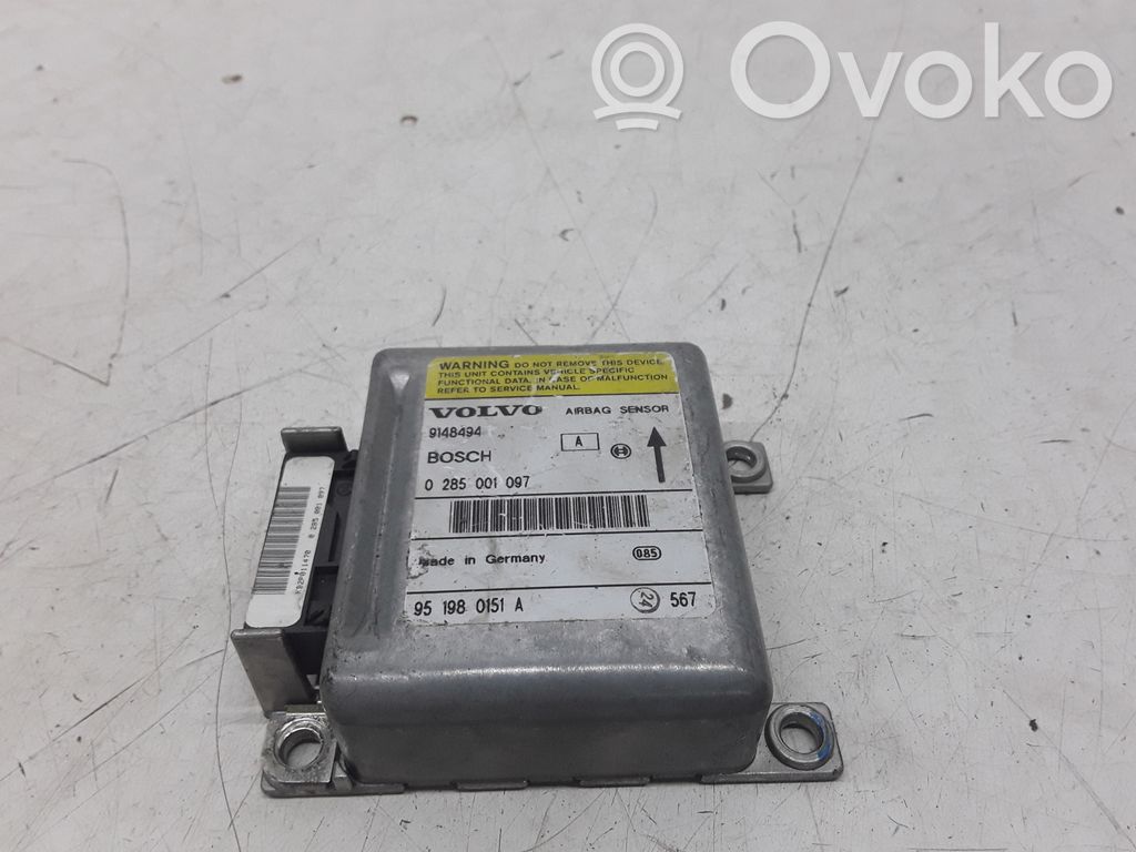 Volvo 850 Airbag control unit/module 