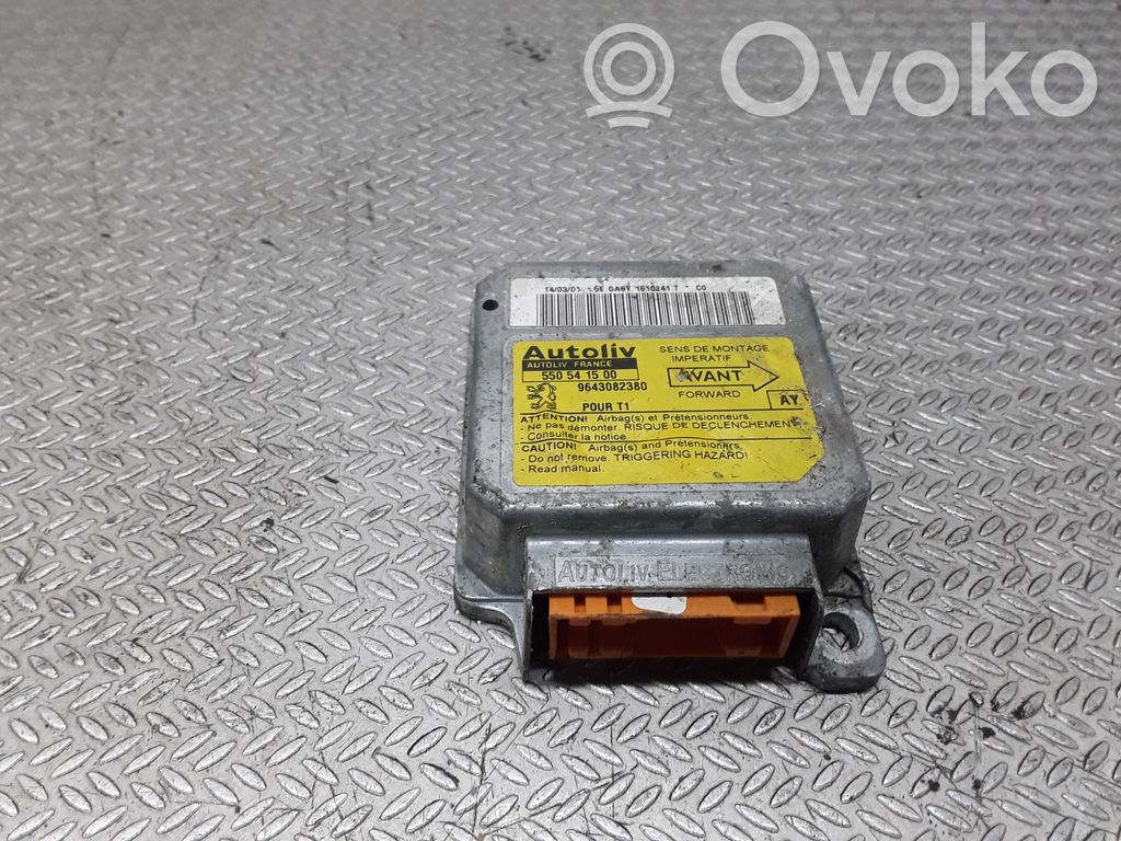 Peugeot 206 Airbag control unit/module 
