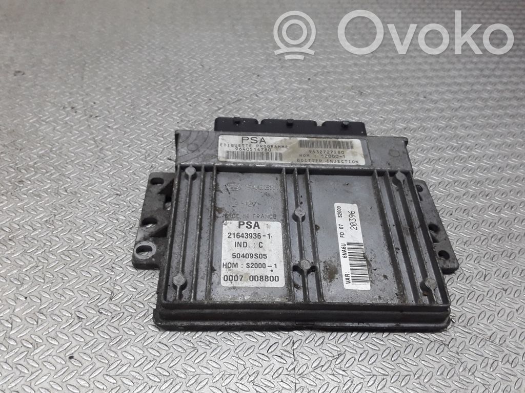 Citroen Xsara Picasso Engine control unit/module 