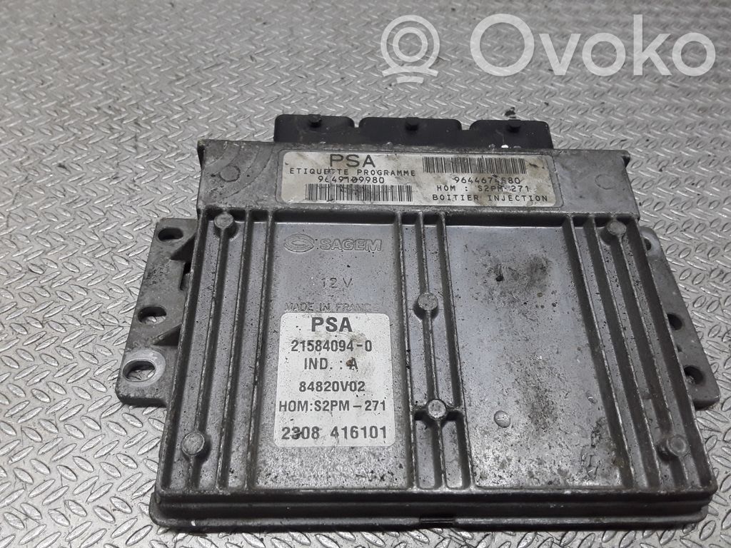 Engine control unit/module   9649109980