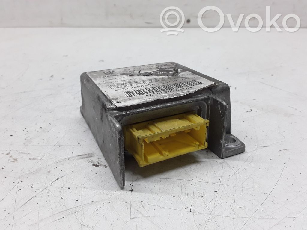 Airbag control unit/module   93258194