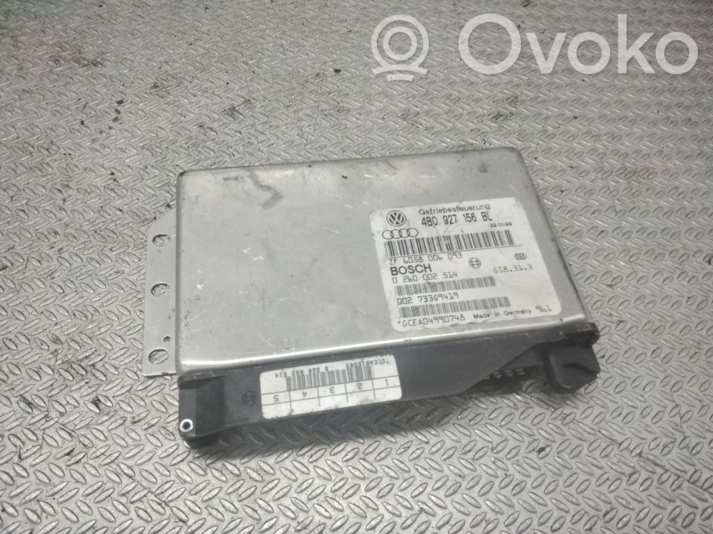 Getriebesteuergerät TCU   4B0927156BL,ZF6058006093