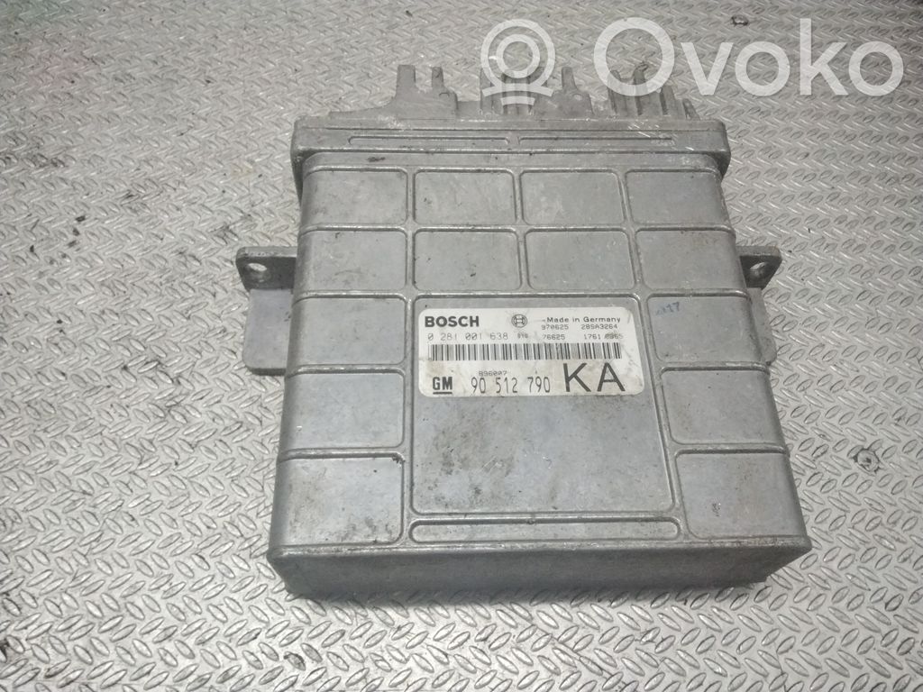Engine control unit/module ECU   0281001638,90512790