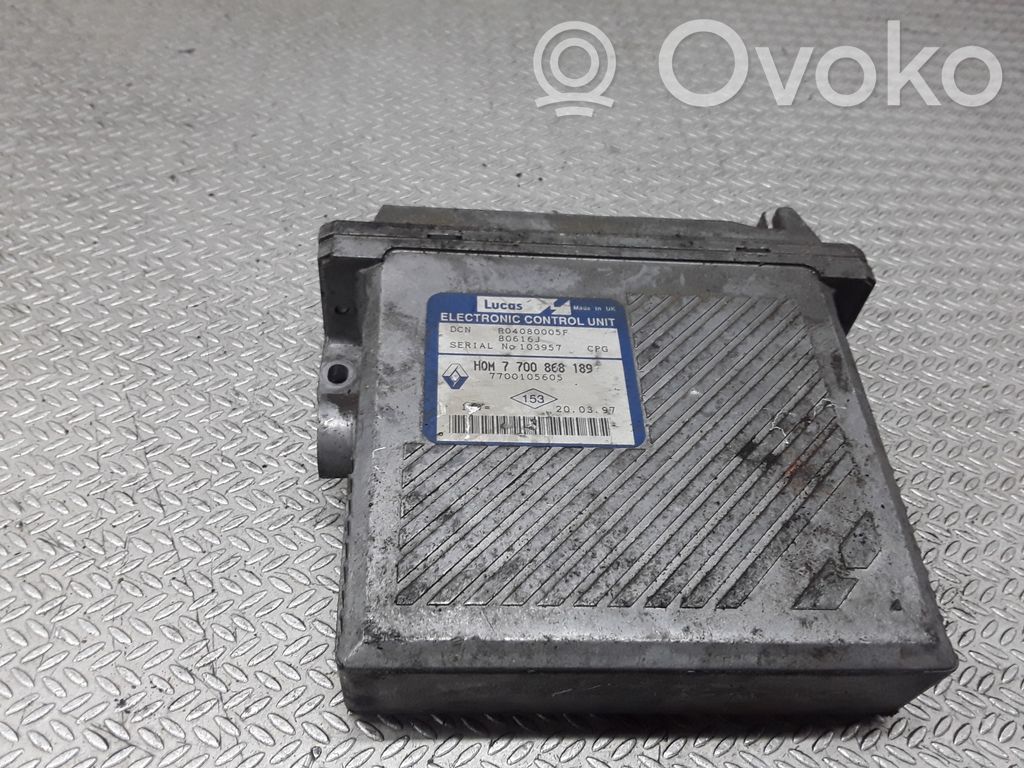 Engine control unit/module   R04080005F,7700868189