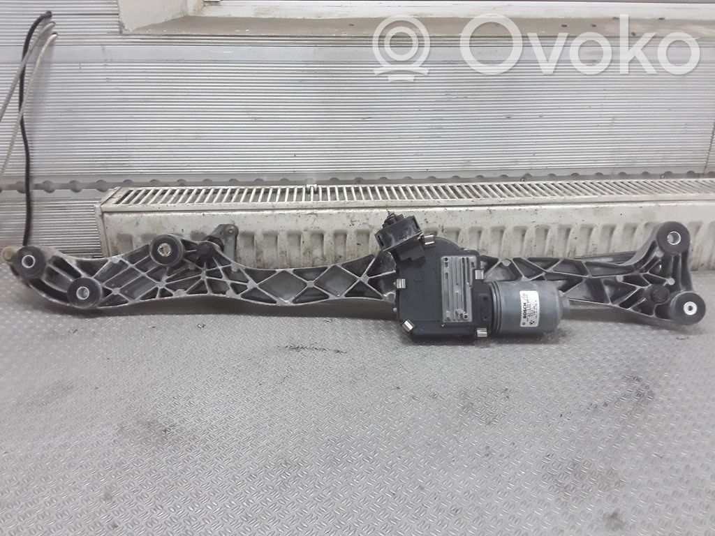BMW 7 E65 E66 Motor y varillaje del limpiaparabrisas delantero 