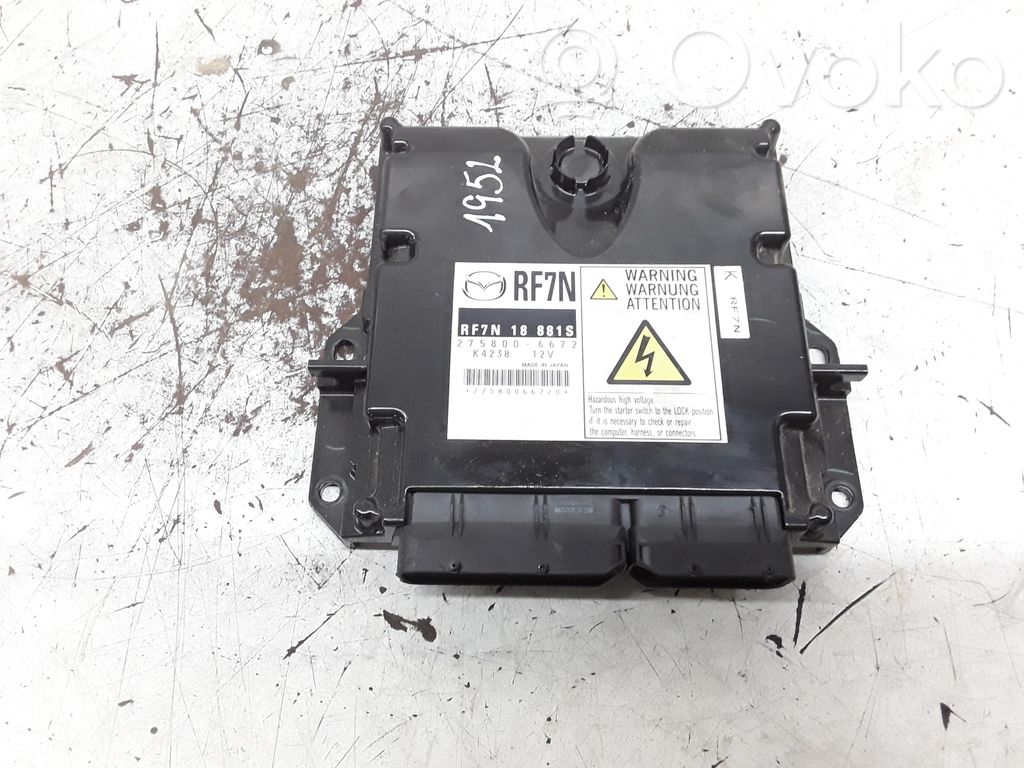 Engine control unit/module   2758006672,RF7N18881S