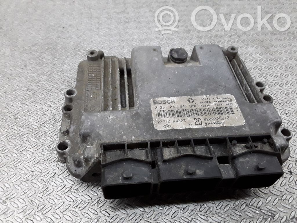Centralina/modulo del motore   0281011645,8200305678