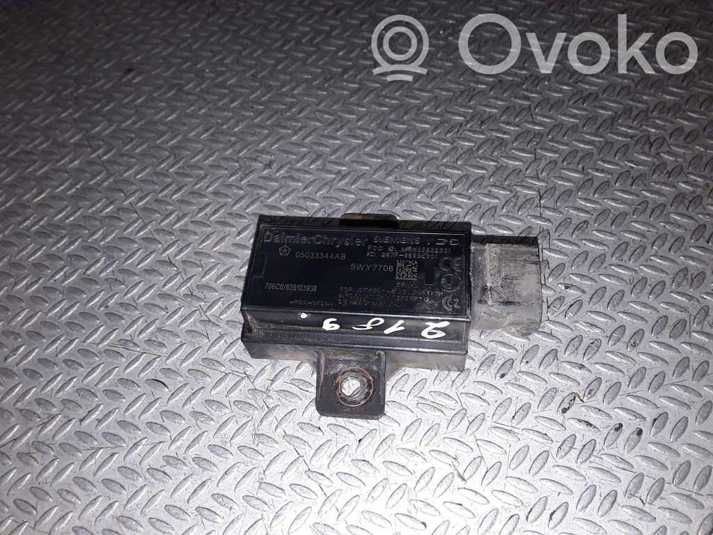 Tire pressure sensor   05033344AB,5WY7706
