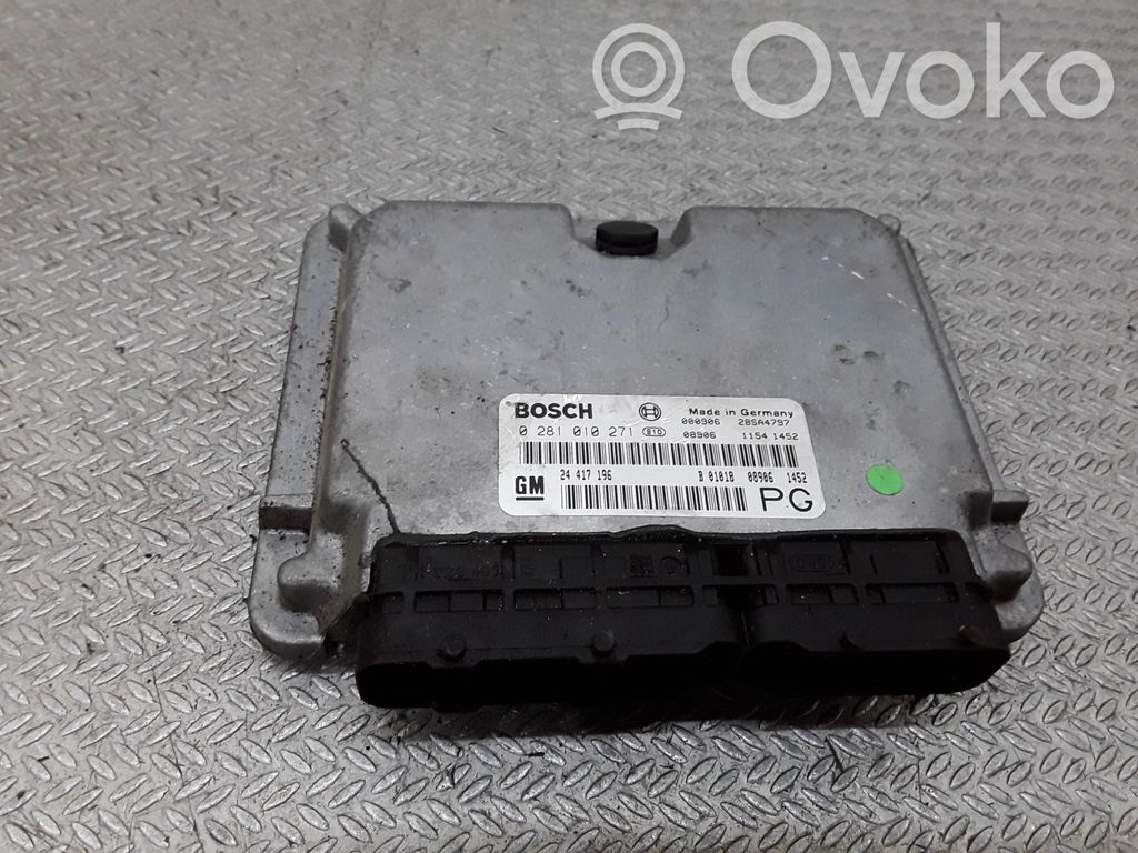 Moottorin ohjainlaite/moduuli   0281010271,24417196