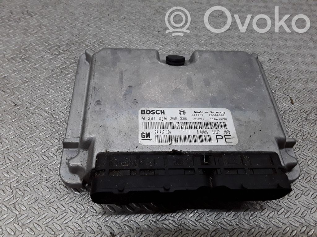 Engine control unit/module   0281010269,24417194