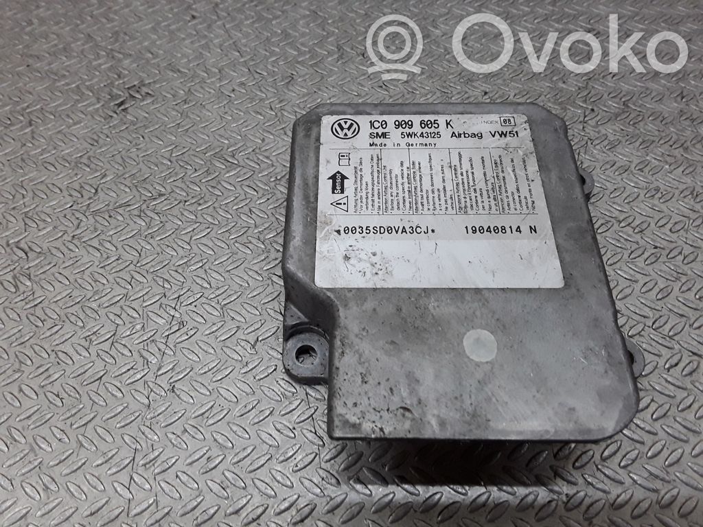 Turvatyynyn ohjainlaite/moduuli   1C0909605K,5WK443125
