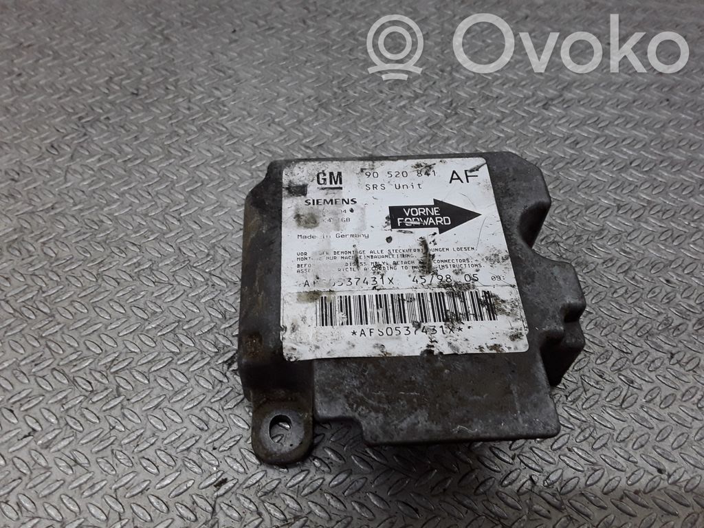 Opel Astra G Airbag control unit/module 