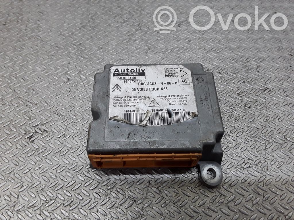 Citroen Xsara Picasso Unidad de control/módulo del Airbag 
