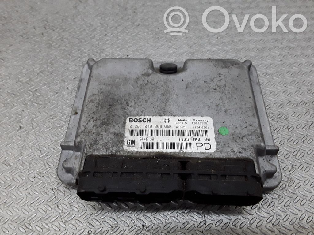 Sterownik / Moduł ECU   0281010268,24417169