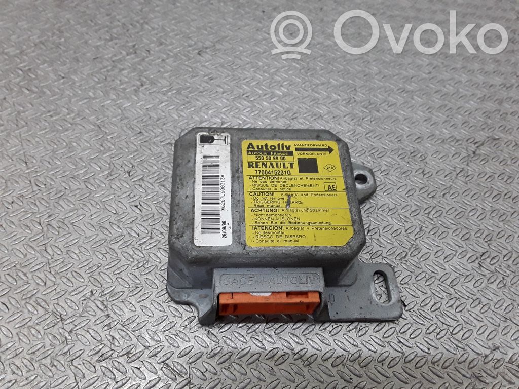 Airbag control unit/module   550509900,7700415231G